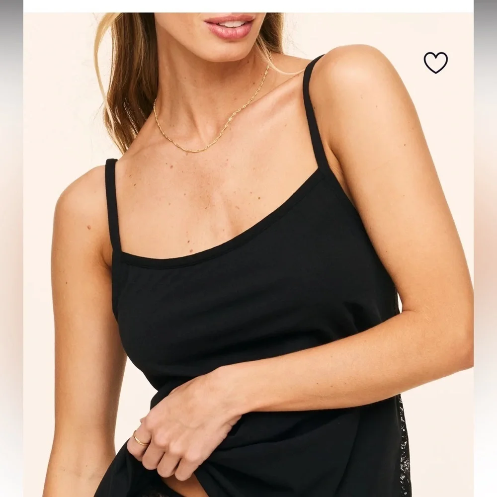 Sexy Adore Me “Rayne”  lace Cami and Short Two Piece set black Small
